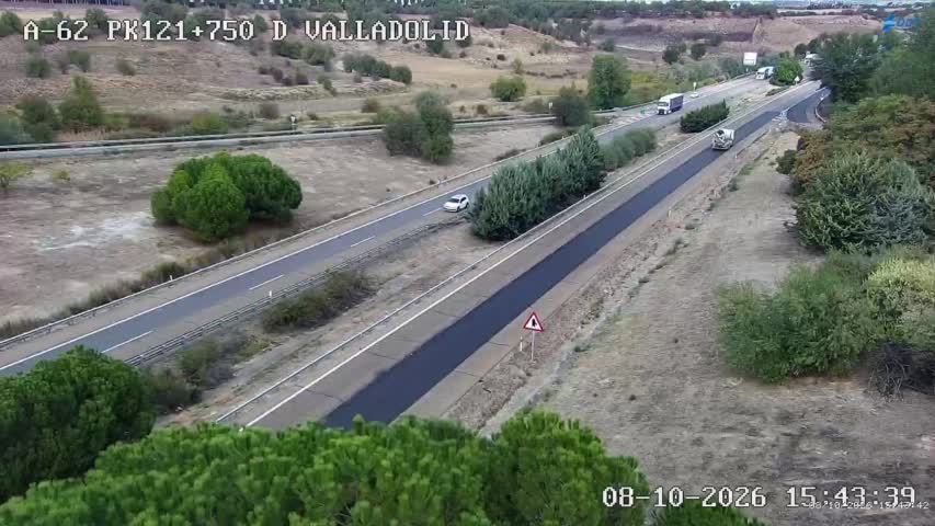 Cámara de tráfico en la A-62, km 121.75
