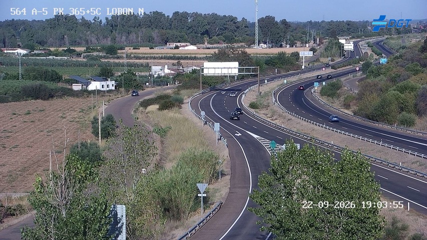Cámara de tráfico A-5 Badajoz KM 365,5