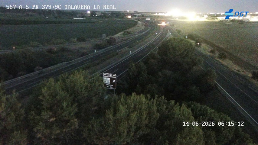 Cámara de tráfico A-5 Badajoz KM 379,9