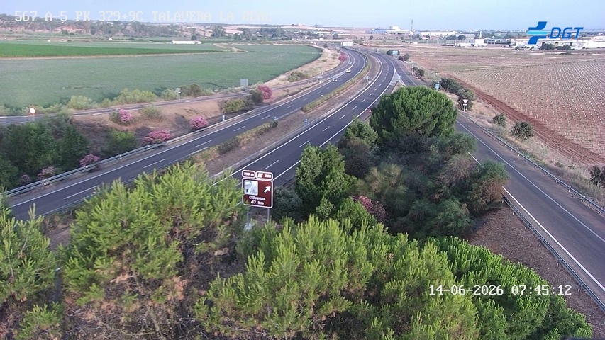 Cámara de tráfico A-5 Badajoz KM 379,9