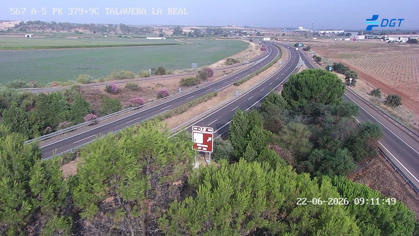 Cámara de tráfico A-5 Badajoz KM 379,9