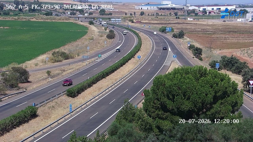 Cámara de tráfico A-5 Badajoz KM 379,9