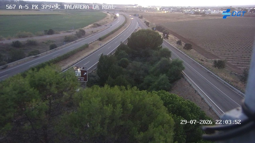 Cámara de tráfico A-5 Badajoz KM 379,9