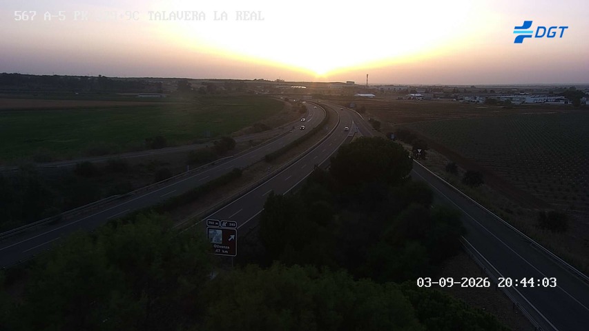 Cámara de tráfico A-5 Badajoz KM 379,9