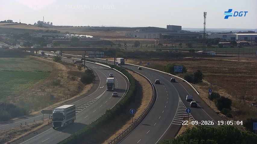 Cámara de tráfico A-5 Badajoz KM 379,9