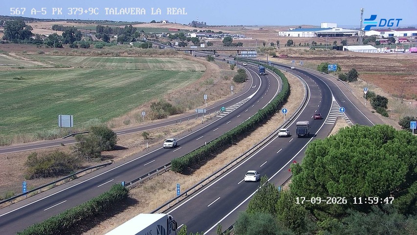 Cámara de tráfico A-5 Badajoz KM 379,9