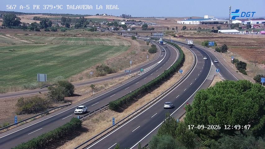 Cámara de tráfico A-5 Badajoz KM 379,9