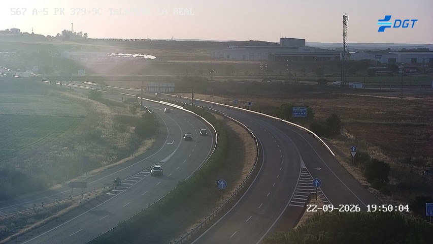 Cámara de tráfico A-5 Badajoz KM 379,9