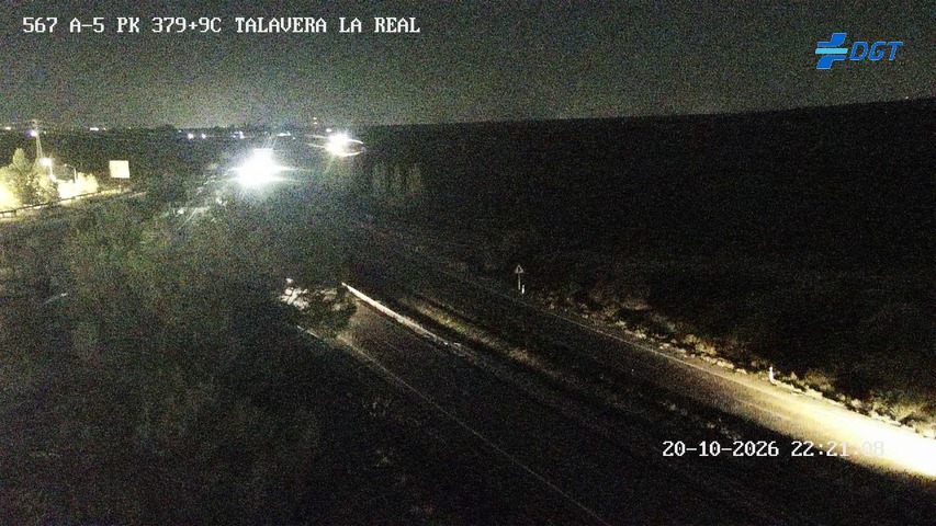Cámara de tráfico A-5 Badajoz KM 379,9