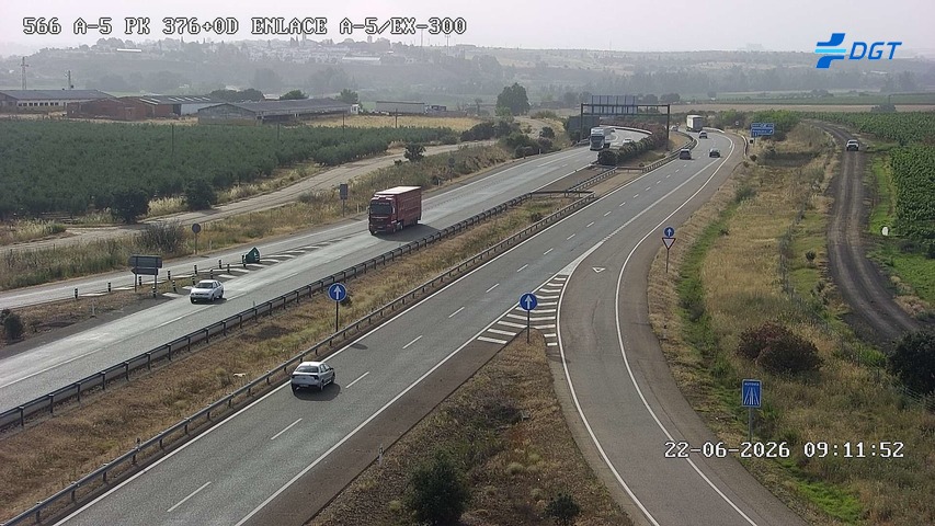 Cámara de tráfico A-5 Badajoz KM 376,0