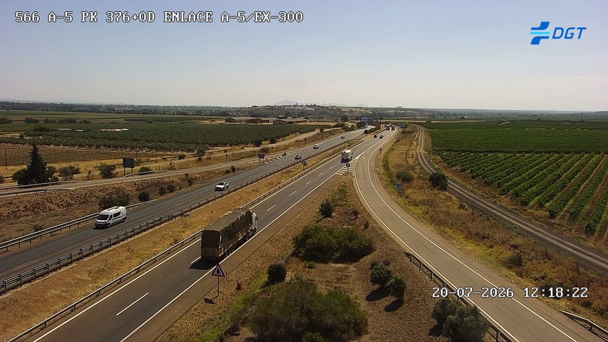 Cámara de tráfico A-5 Badajoz KM 376,0