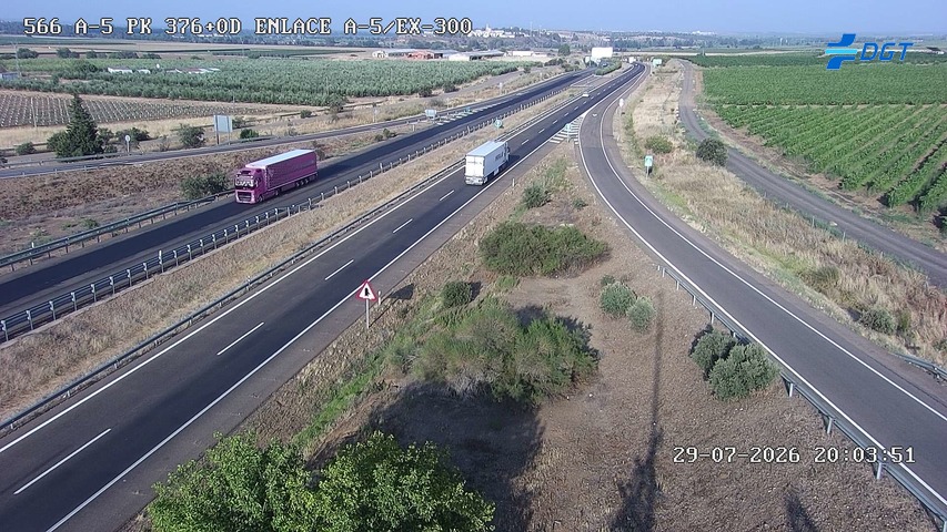 Cámara de tráfico A-5 Badajoz KM 376,0