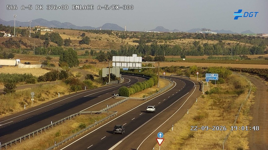 Cámara de tráfico A-5 Badajoz KM 376,0