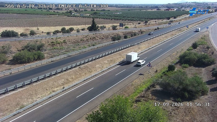 Cámara de tráfico A-5 Badajoz KM 376,0