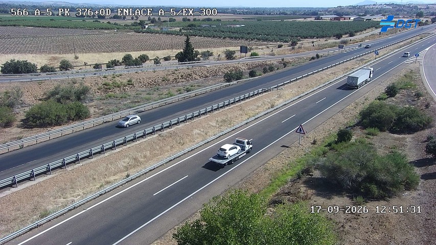 Cámara de tráfico A-5 Badajoz KM 376,0