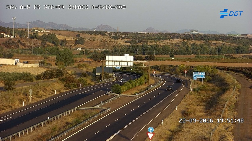 Cámara de tráfico A-5 Badajoz KM 376,0