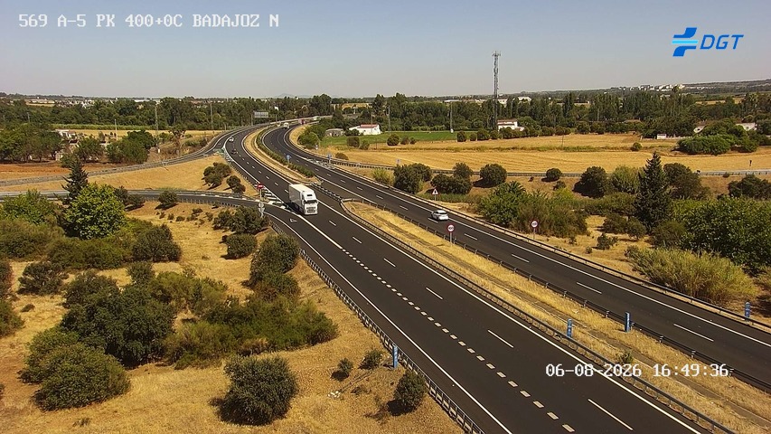 Cámara de tráfico A-5 Badajoz KM 400,0