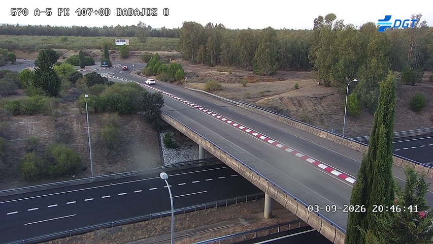 Cámara de tráfico A-5 Badajoz KM 407,0