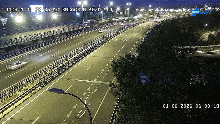 Madrid — M-40 km 36