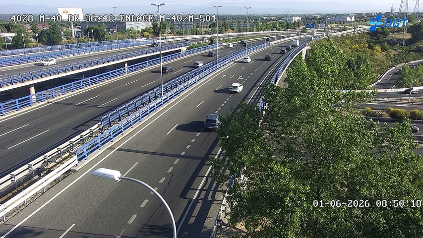 Madrid — M-40 km 36