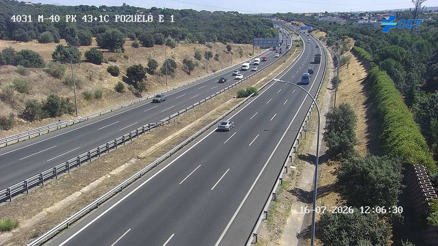 Madrid — M-40 km 43