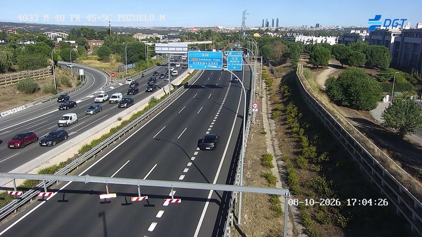 Cámara de tráfico en la M-40, km 45.9