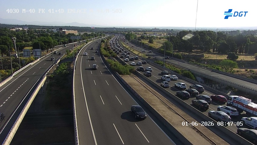 Madrid — M-40 km 41