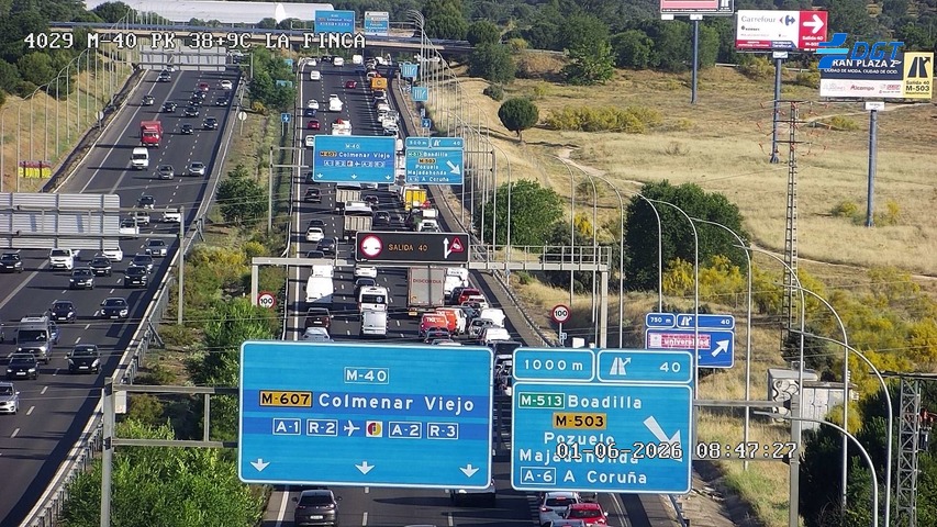 Madrid — M-40 km 39