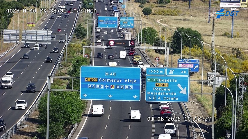 Madrid — M-40 km 39