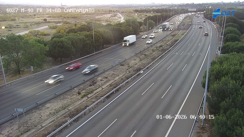 Madrid — M-40 km 35
