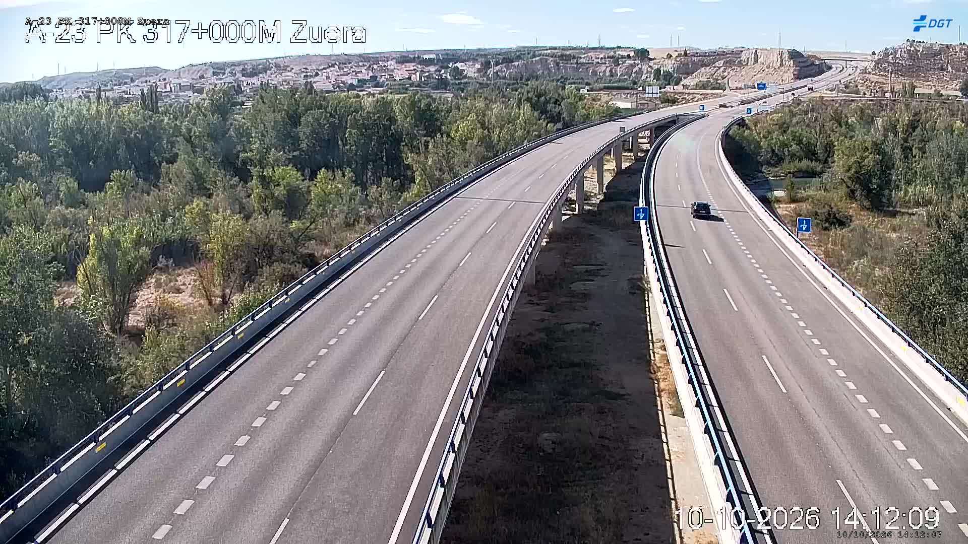 Cámara de tráfico en la A-23, km 317.0
