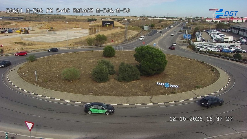 Cámara de tráfico en la M-506, km 5.0
