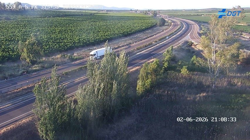 Cámara de tráfico A-5 Badajoz KM 315,5