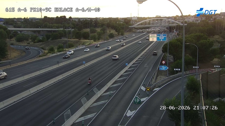 Cámara A-6 Provincia de Madrid KM 10,9