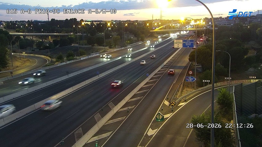 Cámara A-6 Provincia de Madrid KM 10,9
