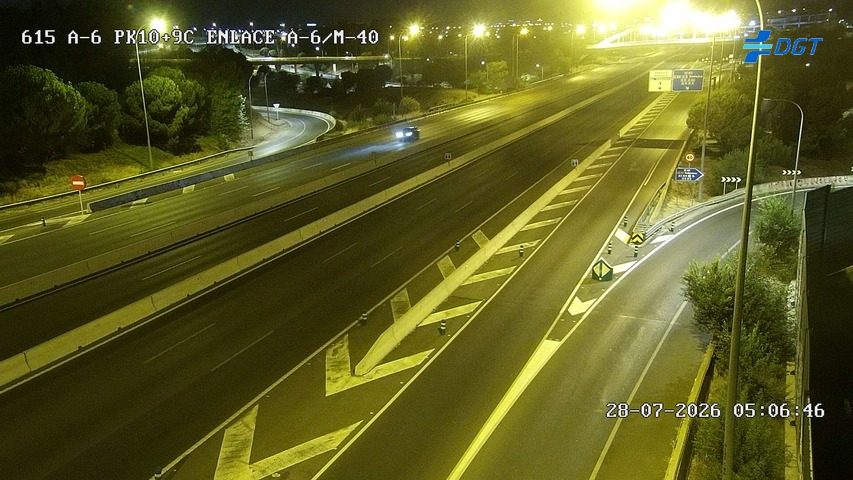 Cámara A-6 Provincia de Madrid KM 10,9