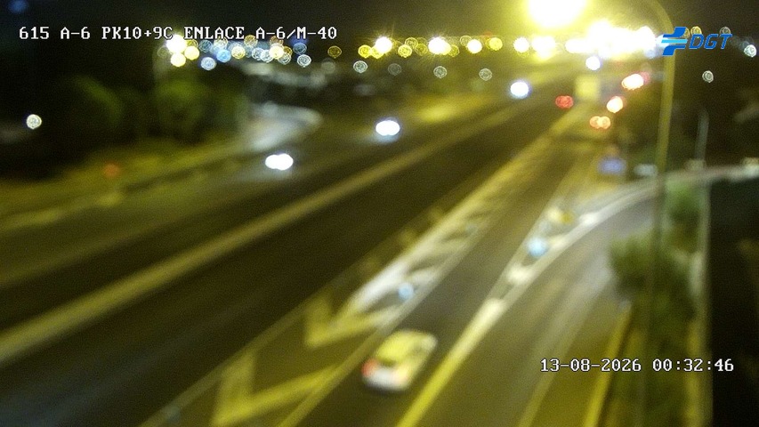 Cámara A-6 Provincia de Madrid KM 10,9
