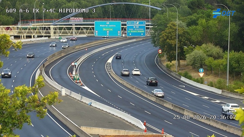 Cámara A-6 Provincia de Madrid KM 7,4