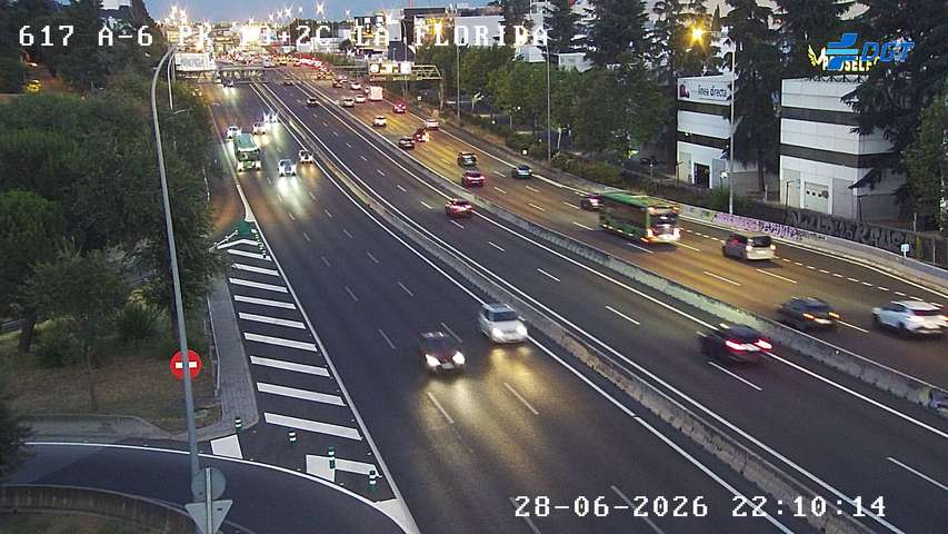 Cámara A-6 Provincia de Madrid KM 13,2