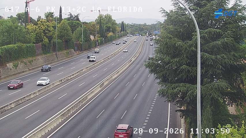 Cámara A-6 Provincia de Madrid KM 13,2