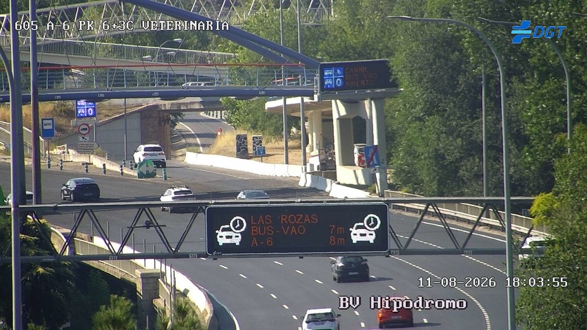 Cámara A-6 Provincia de Madrid KM 6,3
