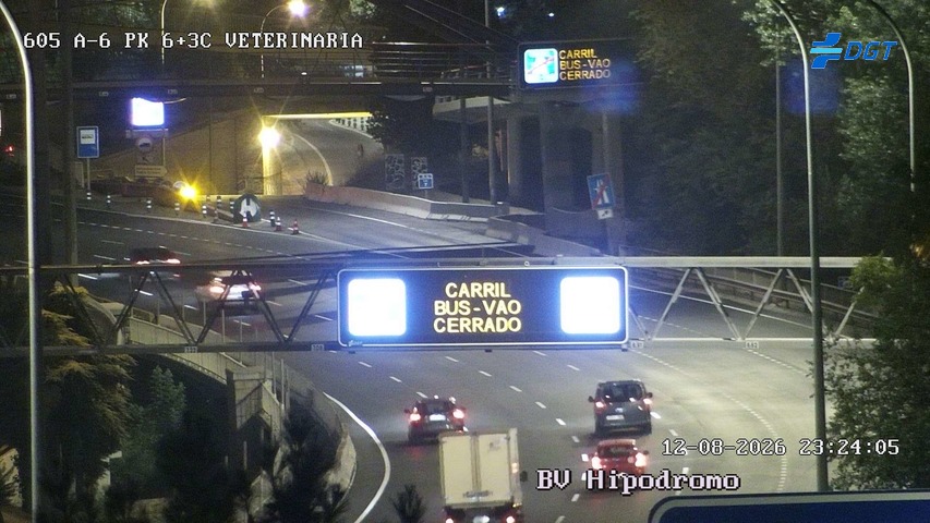 Cámara A-6 Provincia de Madrid KM 6,3