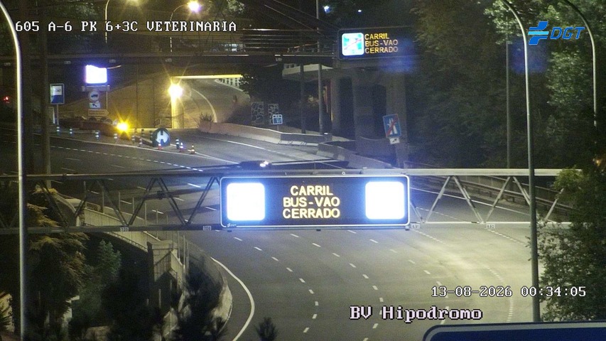 Cámara A-6 Provincia de Madrid KM 6,3