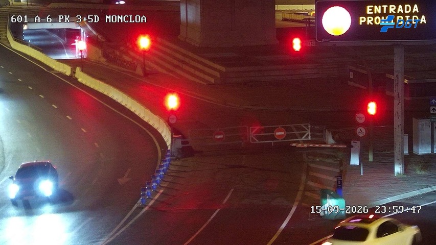 Imagen cámara A-6 Madrid Kilómetro 3,5