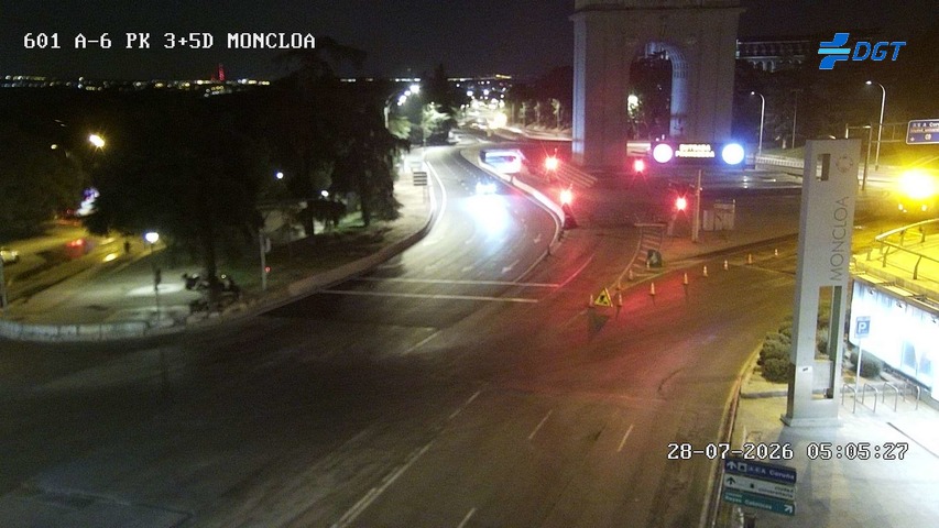 Cámara A-6 Provincia de Madrid KM 3,5