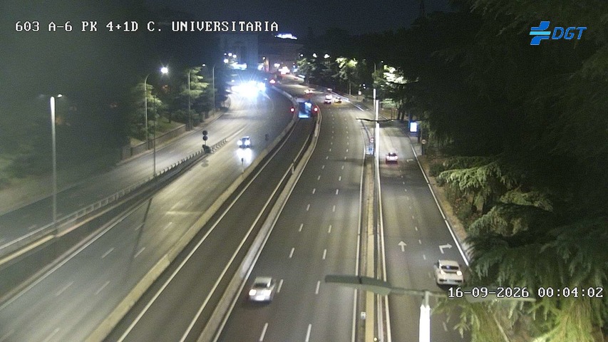 Imagen cámara A-6 Madrid Kilómetro 4,1