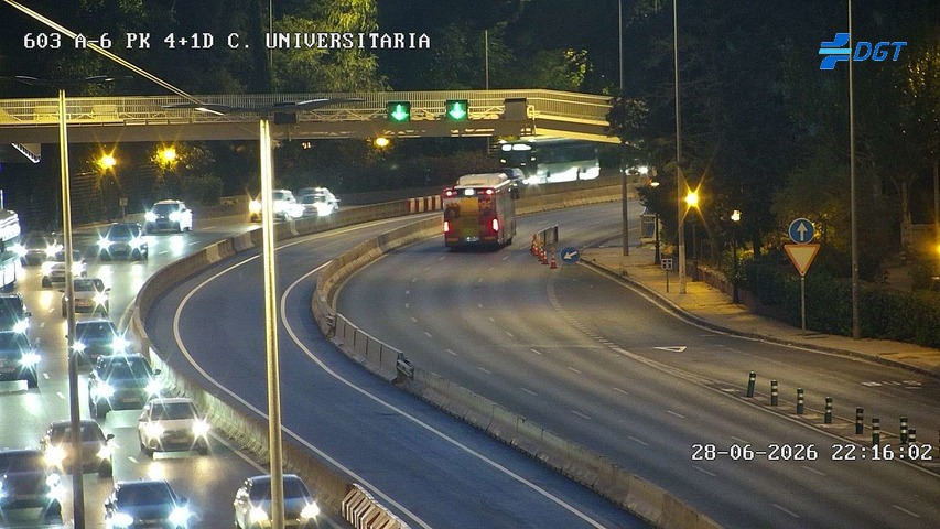 Cámara A-6 Provincia de Madrid KM 4,1