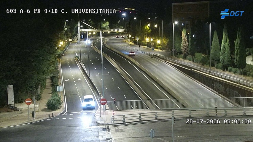 Cámara A-6 Provincia de Madrid KM 4,1