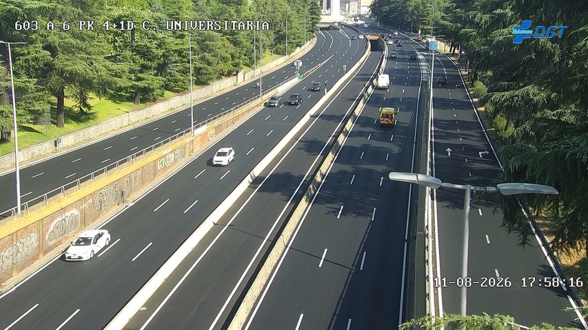 Cámara A-6 Provincia de Madrid KM 4,1
