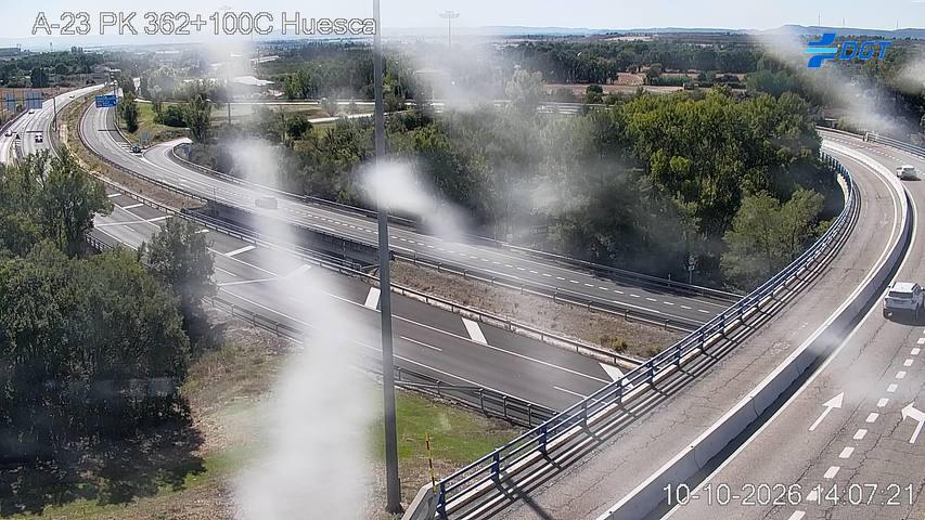 Cámara de tráfico en la A-23, km 362.1